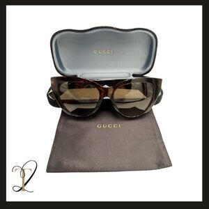 BRAND NEW Gucci Tortoise Shell Cat-Eye